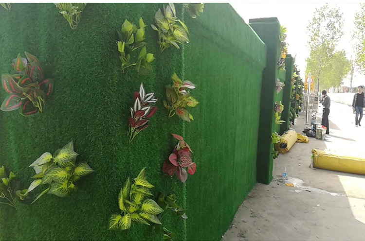 假草皮围挡人工造仿真绿色植物草坪工地市政工程绿化外墙装饰户外30cm