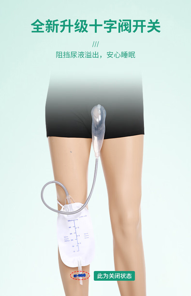 老人尿失禁接尿器男用瘫痪病人集尿神器儿童外出行走防漏尿袋内裤男士