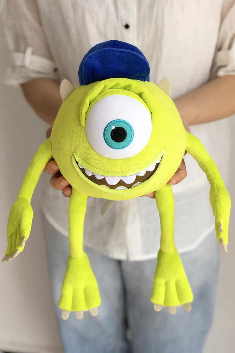 怪兽大学公仔蓝毛怪苏利文玩偶大眼仔毛绒玩具怪物电力公司丑萌70cm戴