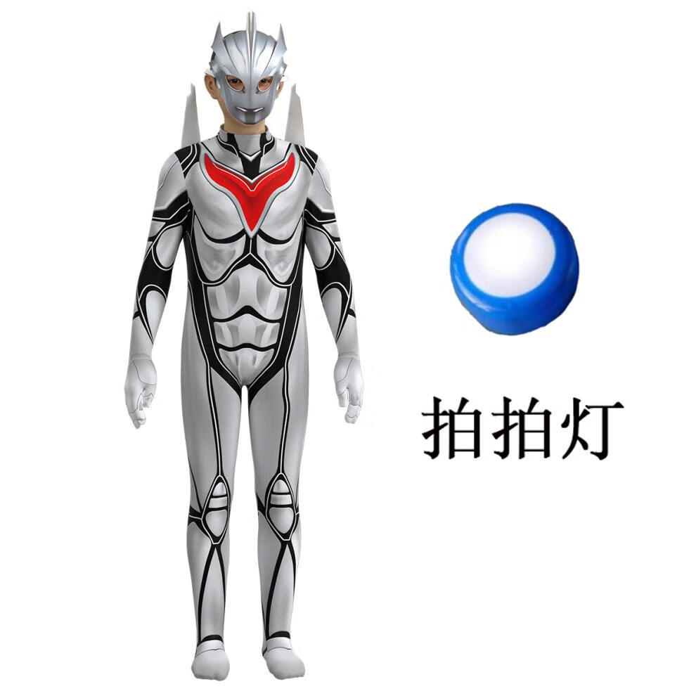 儿童超人衣服奥特曼衣服男cosplay超人诺亚奥特曼服装图案连体衣诺亚
