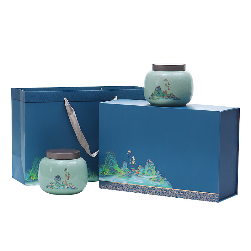 茶叶盒子空盒茶叶礼盒装空盒陶瓷茶叶瓷罐金骏眉礼盒空礼盒红茶包装盒