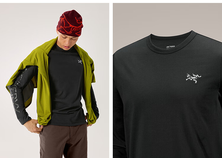 ARC TERYX CAPTIVE ARC WORD LS breathable men's cotton long-sleeved