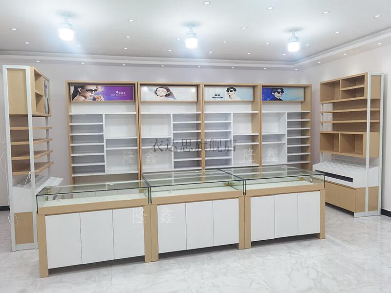 眼镜店展示柜眼镜展示柜中岛展示柜台眼镜柜子整店太阳墨镜陈列柜眼镜