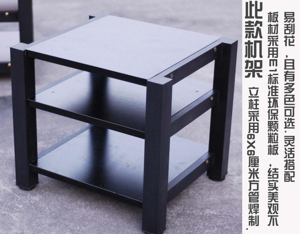 功放柜功放架功放机柜音响架234层音响器材架实木金属