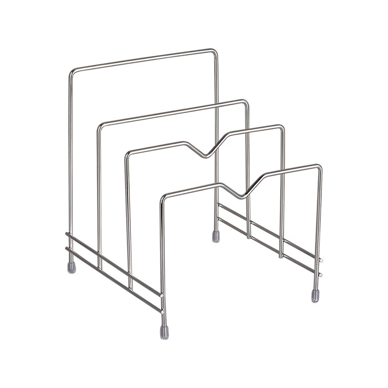 11，廣凱不鏽鋼砧板架廚房刀板架菜板架多用鍋蓋架收納置物 小號刀板架