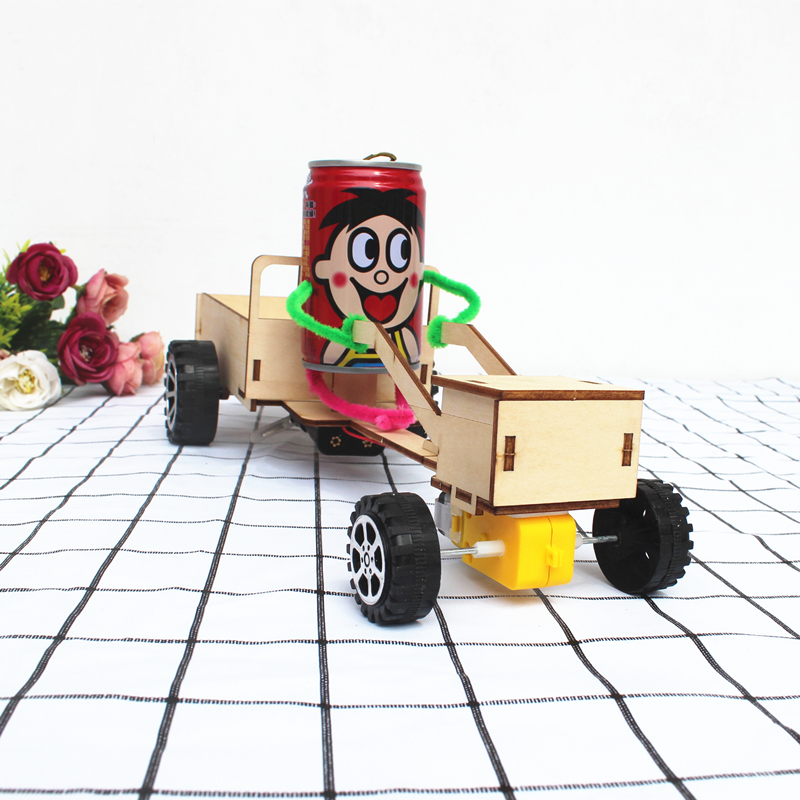电子百拼幼儿园易拉罐手工diy变废为宝科技小制作diy材料发明学生变废