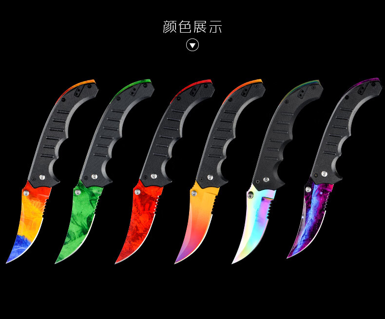 大理石折叠刀加箱送爪子刀