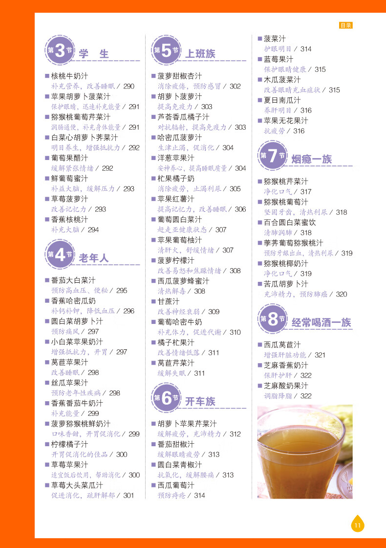 全彩珍藏版 家庭生活保健蔬菜水果蔬菜榨汁图书 75 榨水果汁制作大全