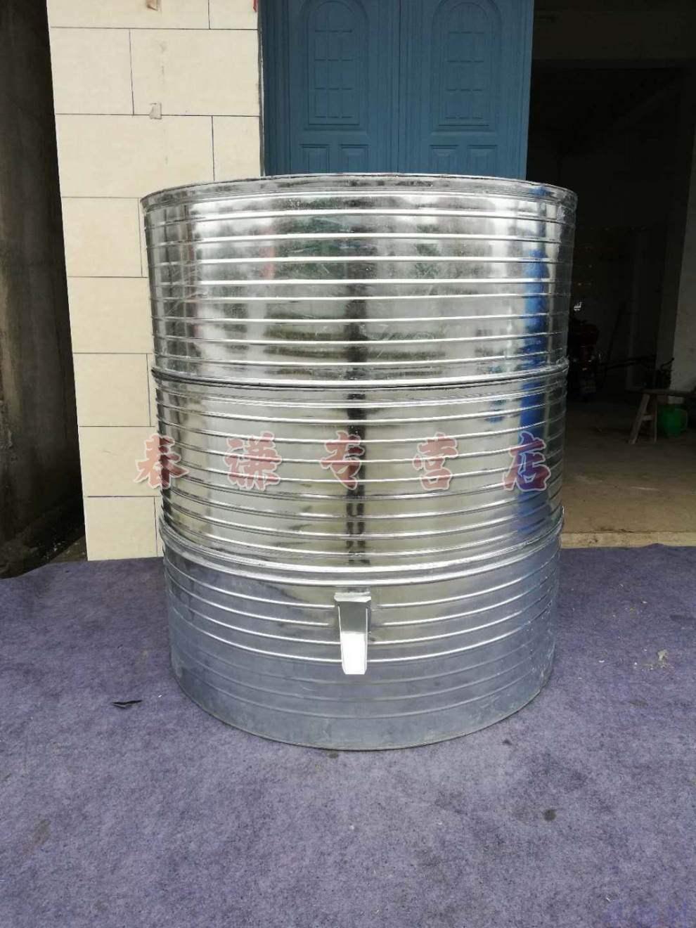 家用储粮仓装稻谷仓铁皮储存仓大型金属小粮仓农村储谷桶粮食囤 lz