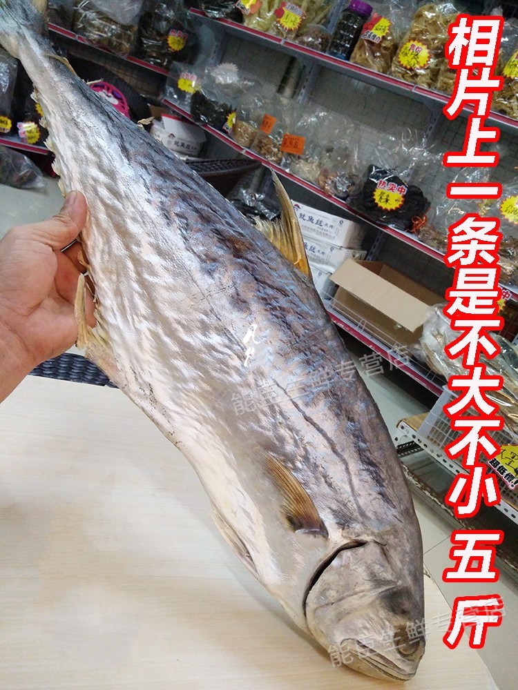 海鲜水产 海产干货 山花(sh) 大马鲛鱼 鲅鱼干 马友鱼马鲛鱼片 梅香