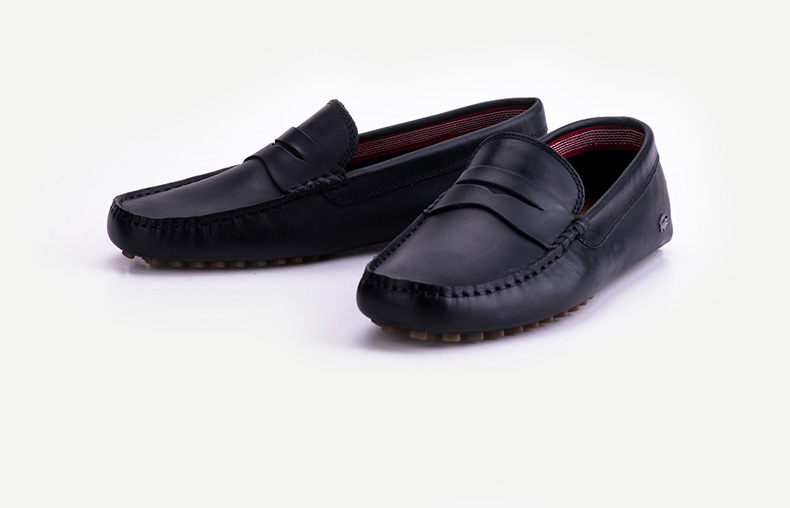 lacoste/法国鳄鱼男鞋 15春夏新品低帮休闲真皮豆豆鞋