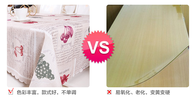
                                        JLY 桌布桌垫 餐桌布茶几布防水防油耐高温 圆形台布盖巾pvc 水仙花和平之歌 100*145cm                