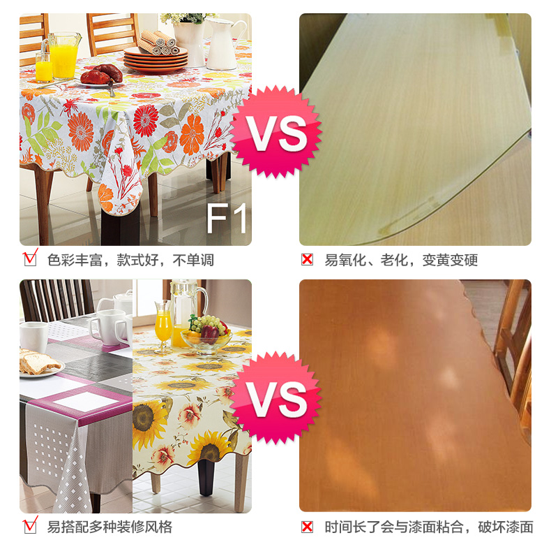 
                                        JLY 桌布防水pvc 防油耐高温餐桌布桌垫茶几垫印花 台布长方形百搭 免洗塑料欧式 009 106X152 茶几                
