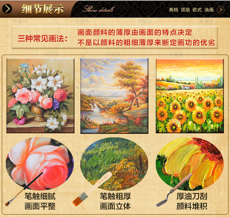 帝诺饰 欧式电闸盒壁挂配电表箱装饰推拉画电源空气开关遮挡油画 定制
