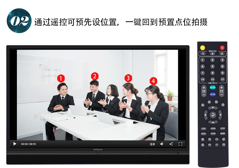 宏视道 法院企业高清视频会议终端摄像头视频会议摄像