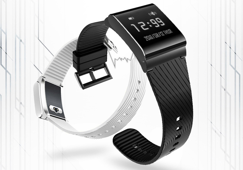 DIDO X9曲屏全触屏血压智能手表手环计步血压