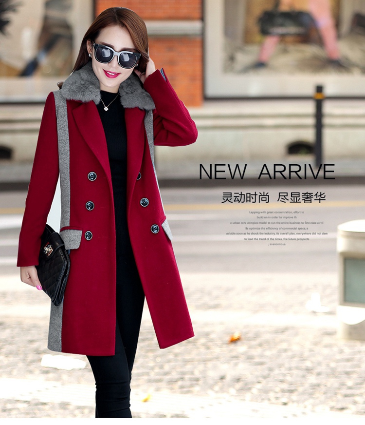 Once again we get gross coats female Sau San video thin temperament collar woolen coat female long with true card rabbit hair for cherry red XL Photo, prices, brand platters! The elections are supplied in the national character of distribution, so action, buy now enjoy more preferential! As soon as possible.