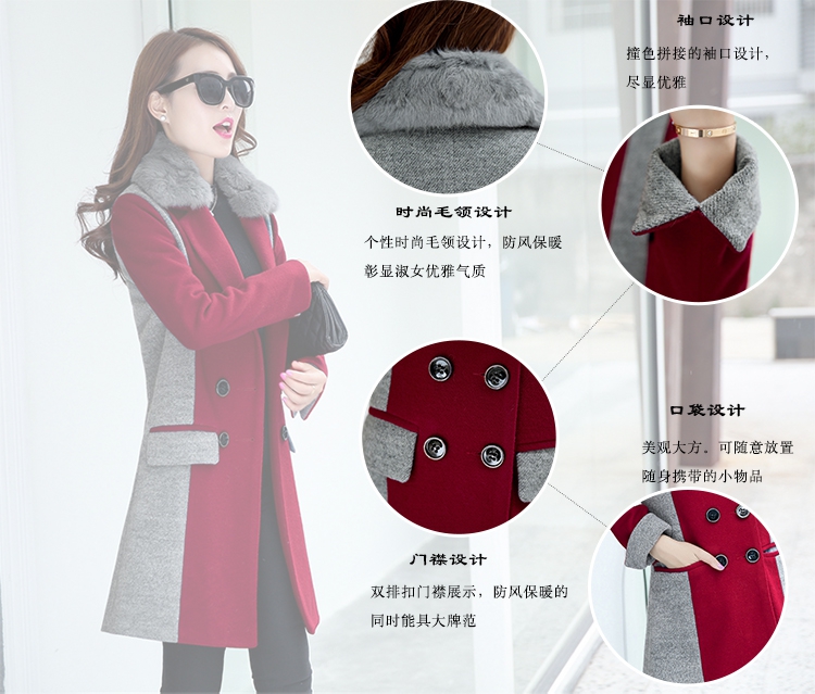 Once again we get gross coats female Sau San video thin temperament collar woolen coat female long with true card rabbit hair for cherry red XL Photo, prices, brand platters! The elections are supplied in the national character of distribution, so action, buy now enjoy more preferential! As soon as possible.