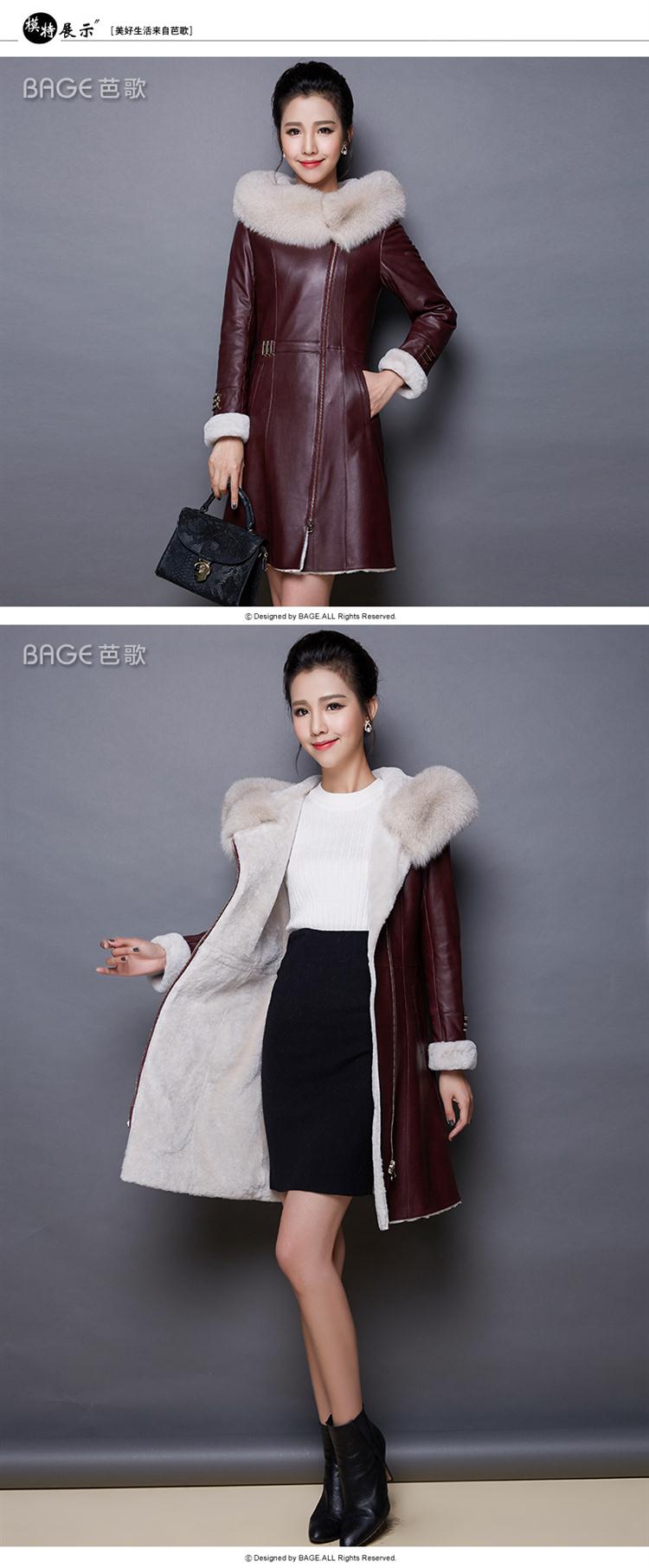 Mineau Xuan by 2015 new fur coat Haining Ms. in long leather garments K880 Red Brown M picture, prices, brand platters! The elections are supplied in the national character of distribution, so action, buy now enjoy more preferential! As soon as possible.