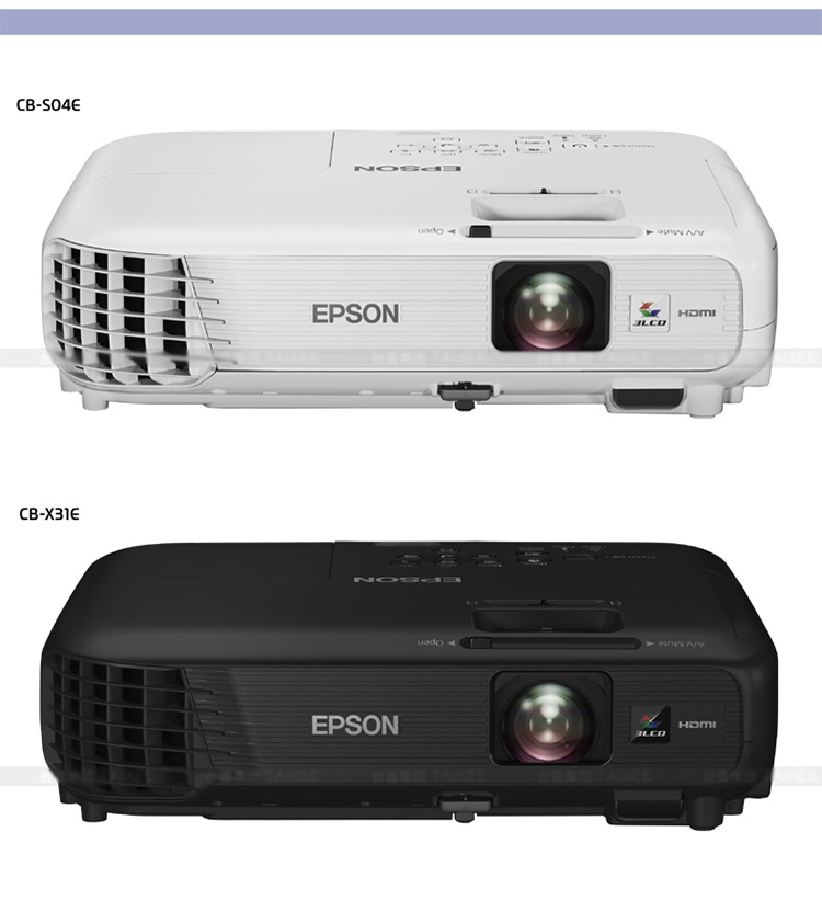 爱普生(EPSON)无线升级版高清投影 商用会议培训教育教学...-京东