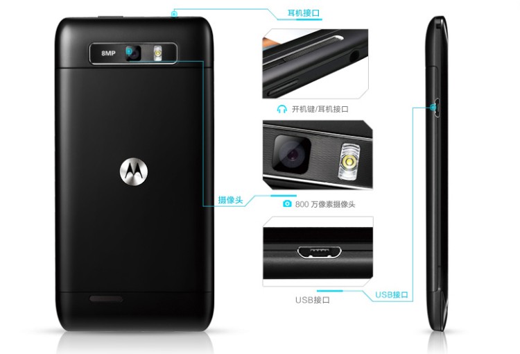 Мобильный телефон Gnet Motorola/XT788 3G Мобильный телефон Gnet Motorola/XT788 3G