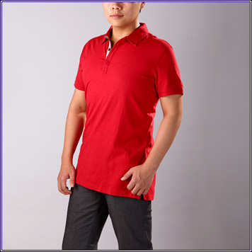 BURBERRY 巴宝莉 红色男款短袖T恤衫 37668