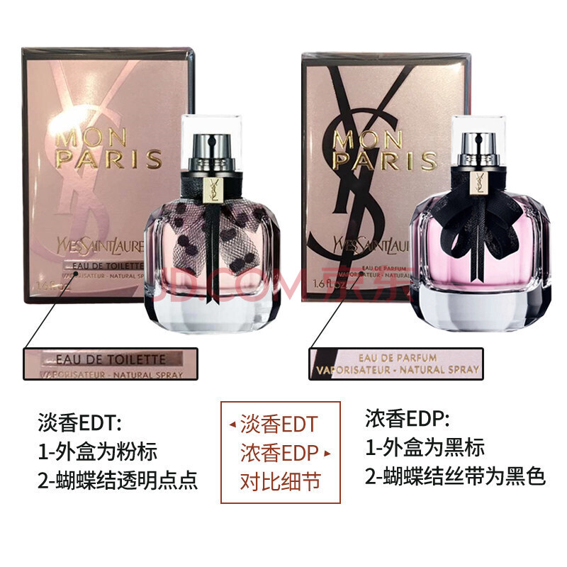 ysl圣罗兰香水黑鸦片香水 反转巴黎香水 mon paris反转巴黎/edp 50ml