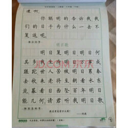 六年级字帖下册