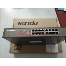 腾达(tenda)teg1016d 16口千兆桌面型网络交换机 钢壳机架式 企业工程