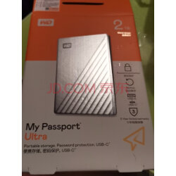 西部数据(wd) 2tb type-c 移动硬盘 my passport ultra2.