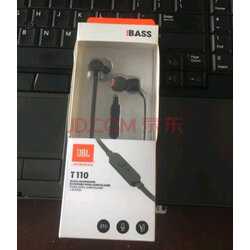 jbl t110 立体声入耳式耳机耳麦 运动耳机 电脑游戏耳机 有线耳机带