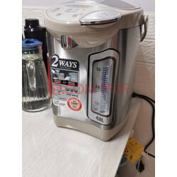 乐扣乐扣(lock&lock)电热水瓶4l电热水壶多段恒温水壶304不锈钢电烧