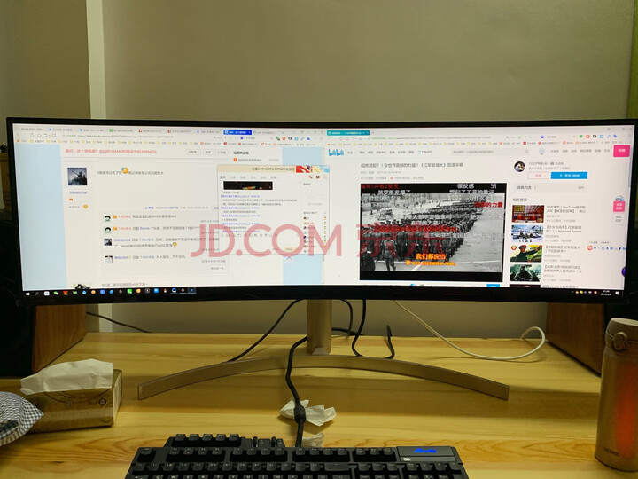 LG 34英寸 21-9曲面带鱼屏护眼滤蓝光显示器34WL85C怎么样.使用一个星期感受分享 首页推荐 第10张