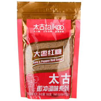 太古（taikoo）红糖 大枣红糖300g 烘焙原料 冲饮调味 百年品牌