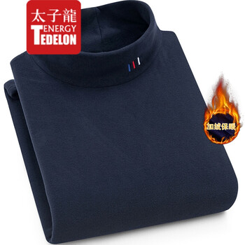 太子龍（TEDELONENERGY） 長(zhǎng)袖 男士T恤 藏青色 XL，L，M