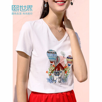 元素,新款,女裝,樣式,流行,趨勢(shì),短袖,米白色