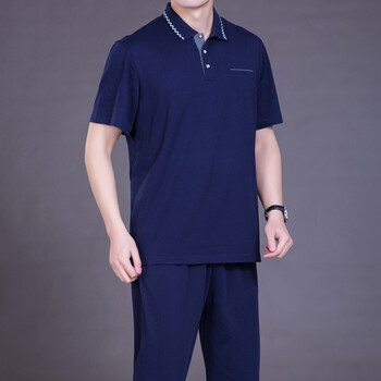 莫錯 短袖 男士T恤 9125款深藍 