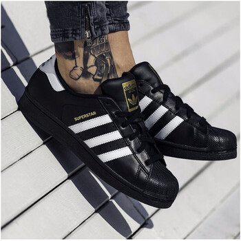 阿迪達斯（Adidas）板鞋B27140/黑白 42