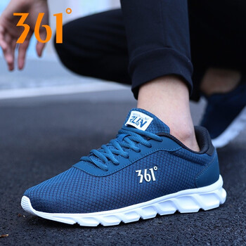 361°跑步鞋暗藍/基礎(chǔ)黑 39