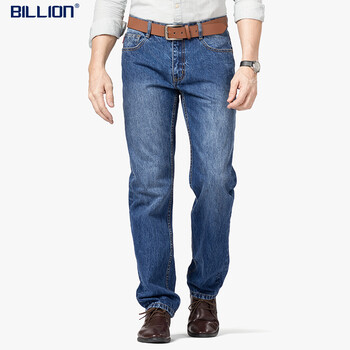 BILLION 寬松褲 基礎(chǔ)大眾，商務(wù)休閑 男士牛仔褲
