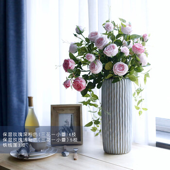 白玫瑰仿真花