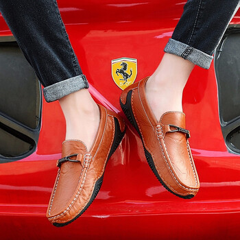 黑尾鹿男士3001紅棕 41