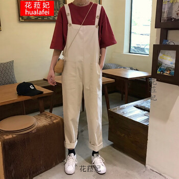 寬松減齡背帶褲，讓你變身少女心