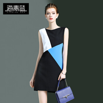 元素,拼接,背心裙,撞色,流行,趨勢(shì),背心裙新款,新款,樣式