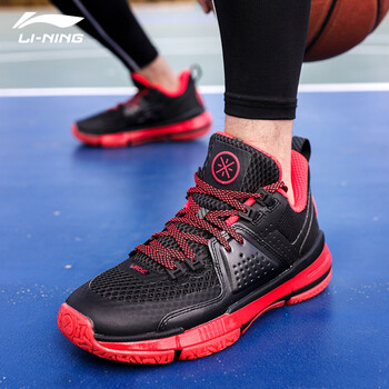 李寧（LI-NING）籃球鞋【全城6】標(biāo)準(zhǔn)黑/紅 