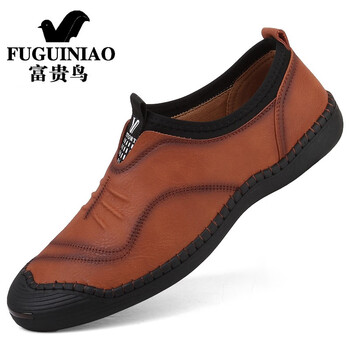 富貴鳥（FUGUINIAO）男士棕色(套腳款) 41
