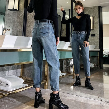 穿高腰牛仔褲，讓你秒變小鮮肉