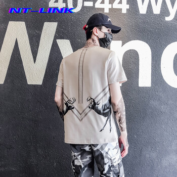 NT-LINK 短袖 男士T恤 卡其色 