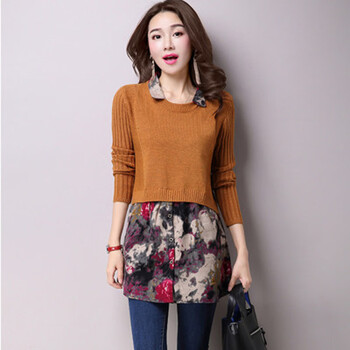 薄款針織長(cháng)袖，微胖妹子的福音