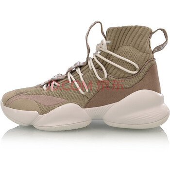 李寧（LI-NING）籃球鞋米卡其/灰褐色ABAP023-5 